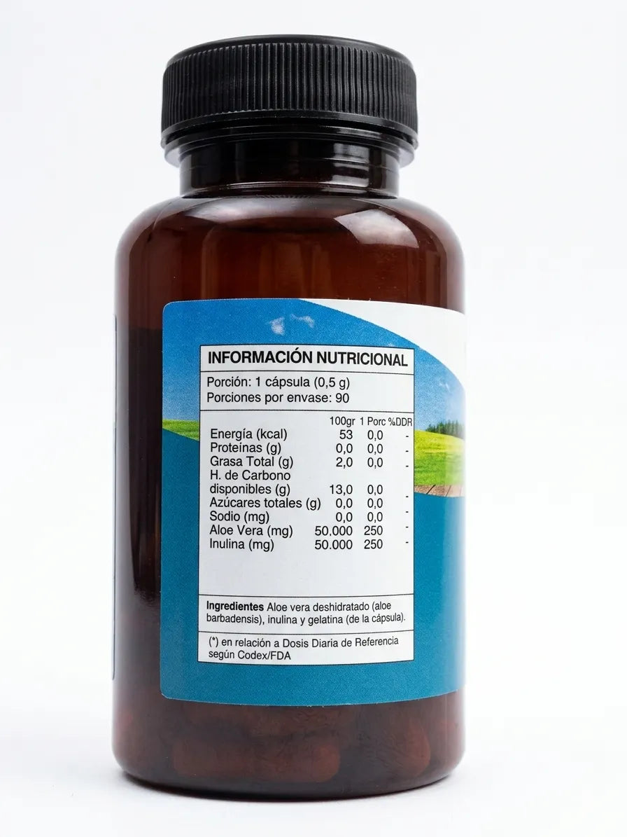 ALOELINA 500 MG 90 CAPSULAS