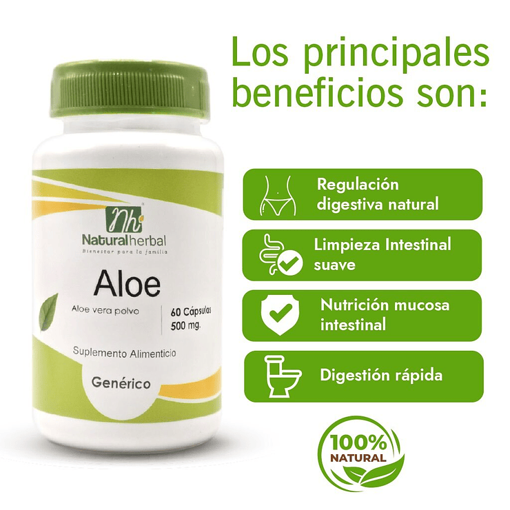 ALOE CAPSULAS 500 MG