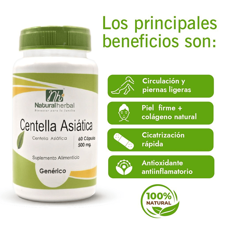 CENTELLA ASIATICA 500 MG