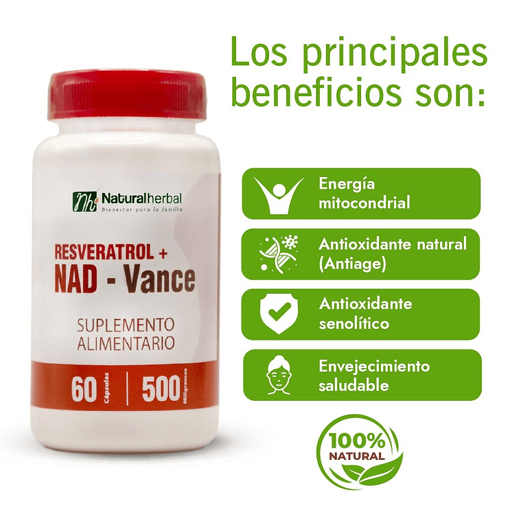 NAD-VANCE + RESVERATROL