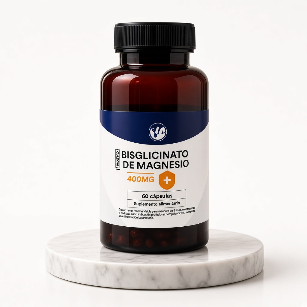 BISGLICINATO DE MAGNESIO 400 MG 60 CAPSULAS